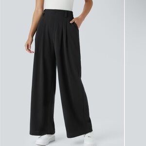Halara Flex™ High Waisted Side Pocket Wide Leg Waffle Work Pants